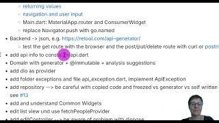 Flutter: Nutzung eines API-Generators und Implementation Repository