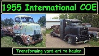 1955 International COE hauler