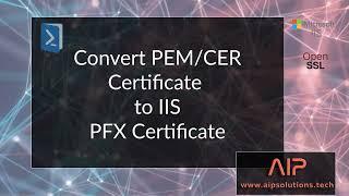 Disappearing Certificate from IIS - Convert to PFX with PowerShell