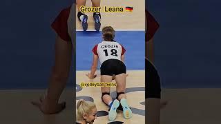 Grozer Leana The youngest German international volleyball player 2023