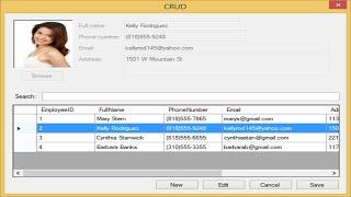 C# Application - Insert Delete Update Select in MS Access Database | FoxLearn