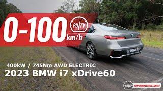 2023 BMW i7 xDrive60 0-100km/h & motor sound