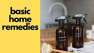 Basic Home Remedies|Go Clean Joy