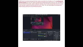 OBS Studio For Linux