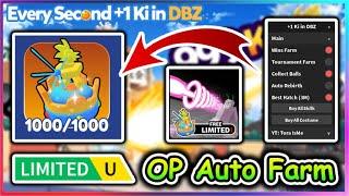 [UGC LIMITED] Roblox Every Second +1 Ki in DBZ Script - OP Auto Farm