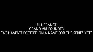 Jim France talks about Grand-Am/American Le Mans merger
