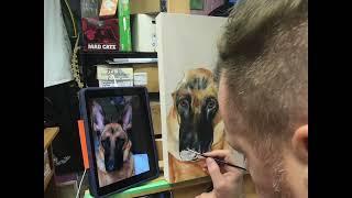 Mr Gast Art Paints a Portrait of Kimber