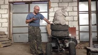 AVANTIS ATV CLASSIC 110сс. Убираем гаситель натяжитель цепи. НЕ ПОВТОРЯТЬ!!!