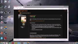 How to install black desert English patch