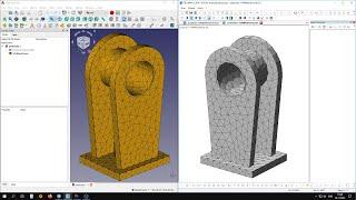 Exporting the mesh of finite elements from FreeCAD FEM to Lira SAPR