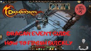 dso, drakensang online, guide Dragan event, how to finish quickly event, гайд акция драгана, mmorpg