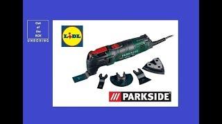 Parkside Multi-Purpose Tool PMFW 310 D2 UNBOXING (Lidl 310 W 15000–21000 rpm)