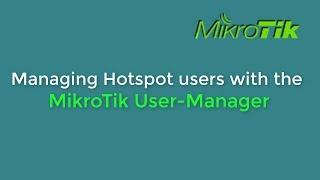 MIKROTIK USER MANAGER : Bandwidth Control