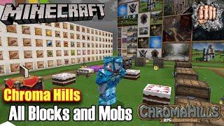 Minecraft Chroma Hills - All Blocks and Mobs (Almost)