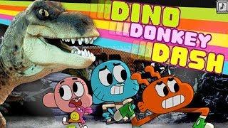 The Amazing World of Gumball - DINO DONKEY DASH [Cartoon Network Games]