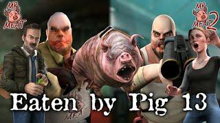 MR MEAT 1 vs. MR MEAT 2 | PIG 13 GAME OVER BATTLE | CoryTRM 2022