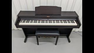 Roland RP401 digital piano and stool in dark rosewood finish stock number 23450