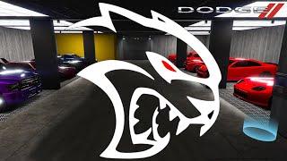 My Dodge Garage in GTA! (Chargers, Challengers, Trackhawks, Vipers)