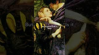 A Huguenot, on St. Bartholomew's Day (1852) by John Everett Millais #art #history #painting