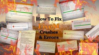 HOW TO FIX ALL ERRORS AND CRASHES ON #FiveM (2024 STILL WORKING)