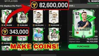 HOW TO MAKE MILLIONS OF COINS EASILY IN FC MOBILE 24! DO THIS!