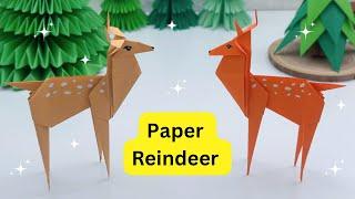 How To Make Easy Paper Reindeer For Kids / Nursery Craft Ideas / Paper Craft Easy/ KIDS crafts