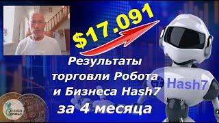 Hash7 - Результат 4-х месяцев в Бизнесе и с Роботом #Хэш7 - Николай Лобанов