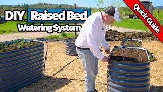 How to Setup a Home Garden Raised Bed Drip Irrigation System (Easy Step-by-Step Guide)