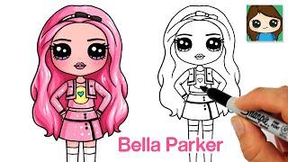 How to Draw Rainbow High Fashion Doll  Bella