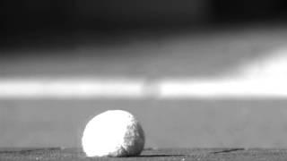 Ball bouncing in slow motion: Tennis ball