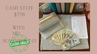 Cash Stuffing | November 6-13 (Week 2) | Sinking Funds & Cash Envelopes | Debt Free Journey