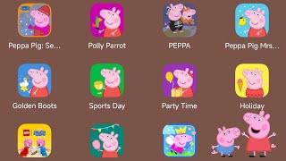 Peppa Pig Android Tablet Gameplay: Season: Autumn & Winter,Polly Parrot,Happy Mrs Chicken,Fun Fair