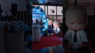 Boss Baby Birthday Theme decoration | Boss Baby Party Decoration Ideas #bossbabytheme