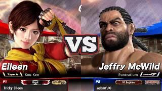 VF5 REVO ▰ Tricky Eileen (Lv36 Eileen ) vs adamYUKI (Lv35 Jeffry) ▰ North America Virtua Fighter