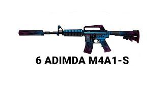 DRAWİNG M4A1-S İN 6 STEPS | 6 ADIMDA M4A1-S ÇİZİMİ | CS:GO