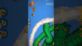 WormsZone.io ️001 Slither Snake Top 01 /Best World Record Snake Epic cacing Wormszoneio #snakegame