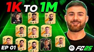 EASIEST way to go from 1k To 1 MILLION coins in EAFC 25! (How To Make 1 MILL EASY in FC 25 ) EP.1