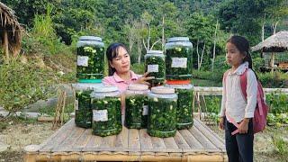 Harvesting vegetables, How to make pickles to sell at the market _ Luyen and Lan's daily life