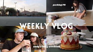 WEEKLY VLOG: Andy turns 27, Behind the scenes of our shoe launch, Life is crazy!