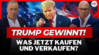 Trump hat gewonnen! Was nun? Welche Aktien jetzt kaufen und welche verkaufen? | aktienlust