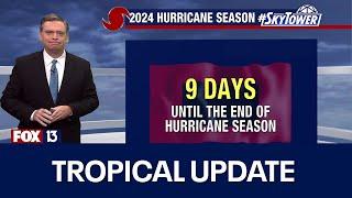 Tropics quiet as hurricane season comes to an end