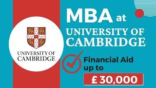 Cambridge University MBA Scholarship 2022 | Study in the UK | Scholarships Corner