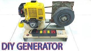 Build 220v Dynamo Generator Using 4-stroke Engine