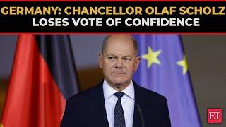 German Government Collapses: Chancellor Olaf Scholz loses confidence vote, prompting snap election