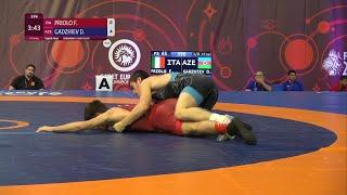 1/8 FS - 65 kg: F. PRIOLO (ITA) v. D. GADZHIEV (AZE)