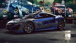 Honda NSX Day 7 Law and Order Devils Run Wolf Country NFS No Limits