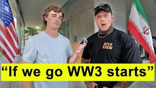 Asking Americans If The US Should Go to War Against Iran