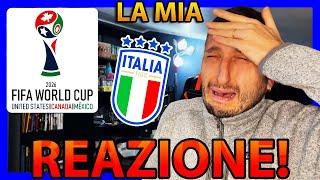  La MIA REAZIONE al SORTEGGIO per i MONDIALI 2026‼️ [ITALIA]