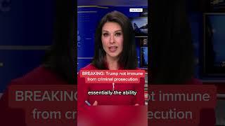Donald Trump is denied immunity