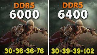 DDR5 6000 vs 6400 - Ryzen 9000 // Test in 6 Games